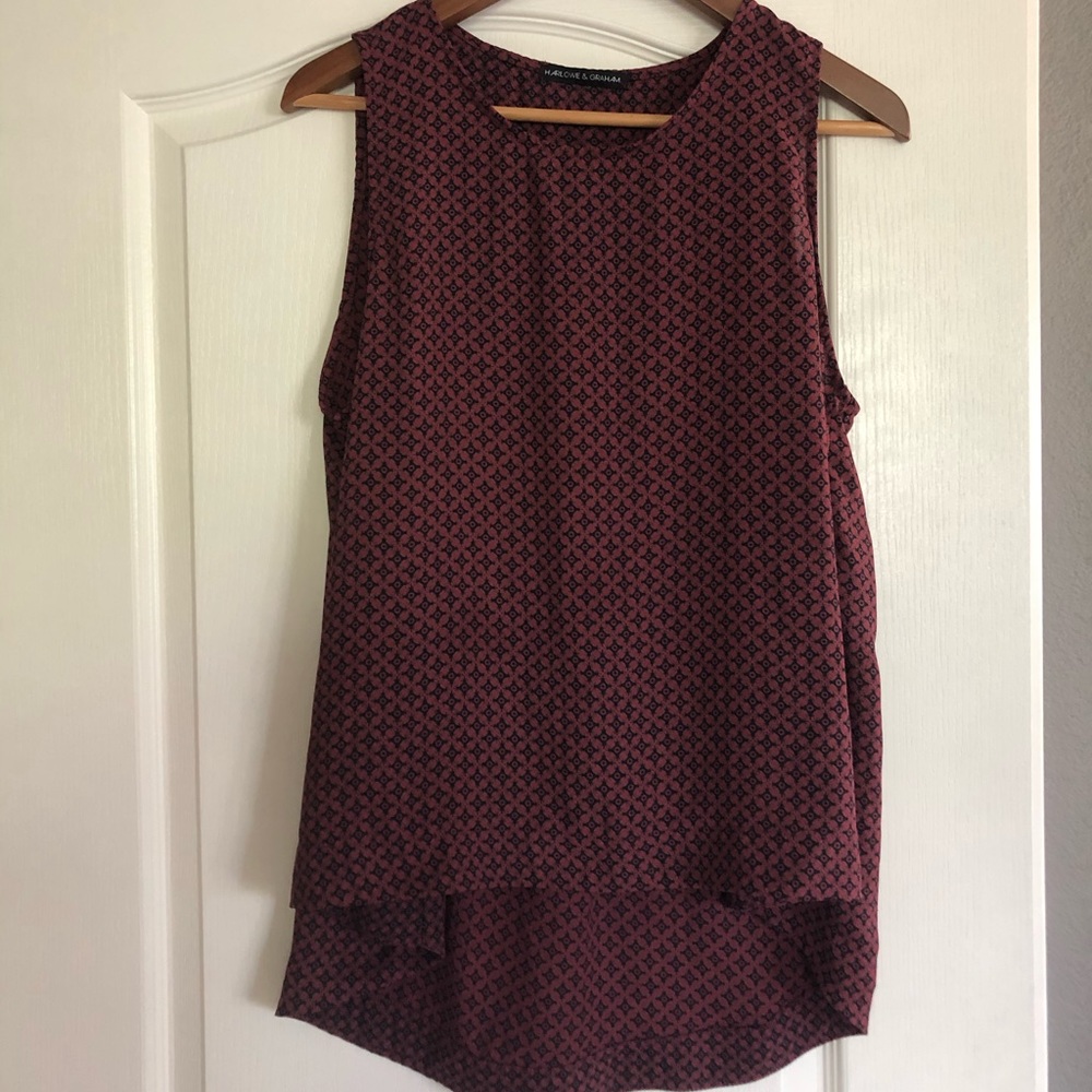 Billowy tank top.